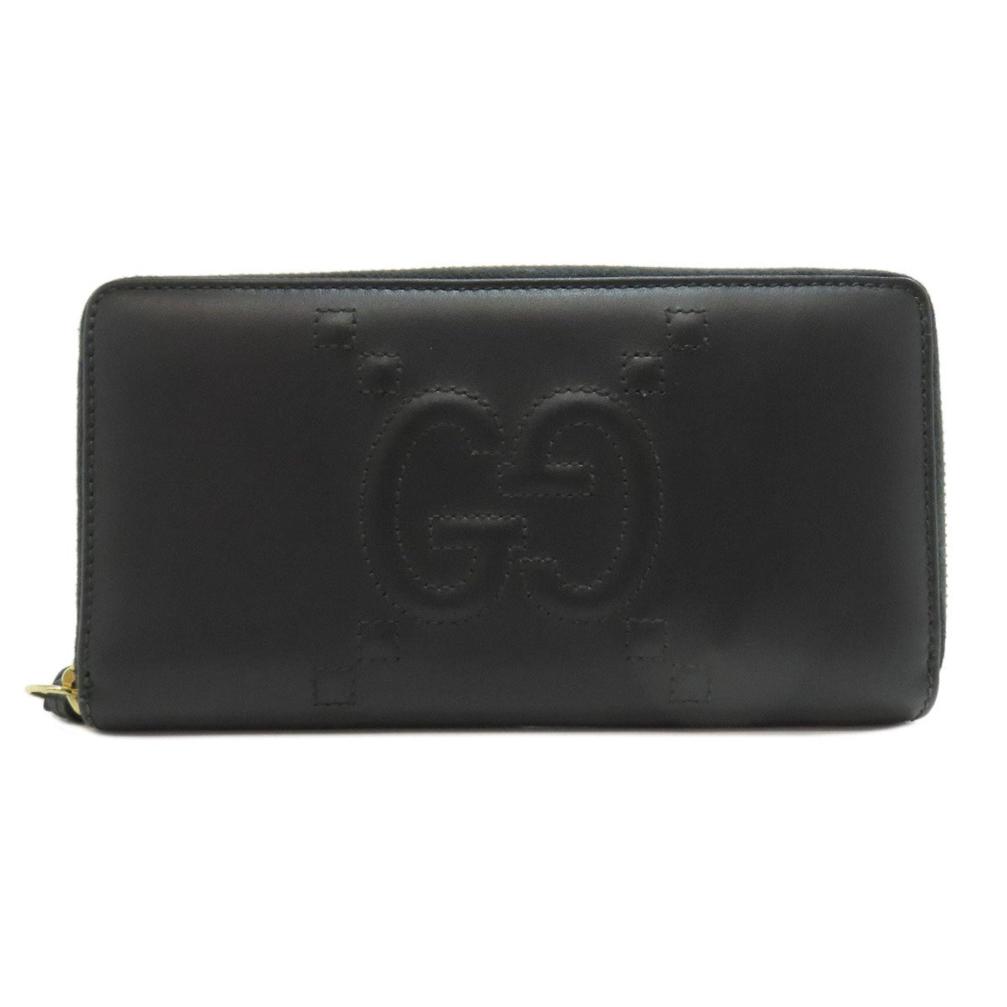 Gucci Black Leather Long Wallet (Bi-Fold) ()