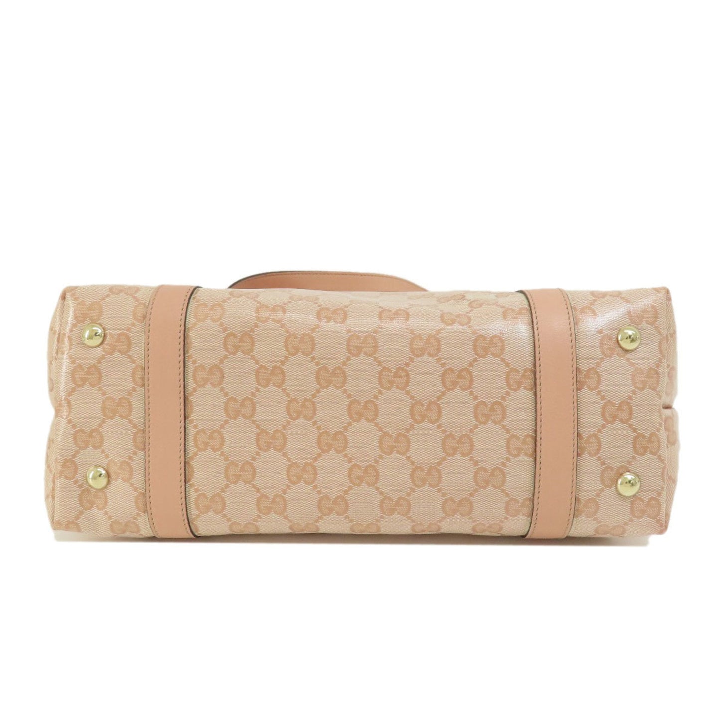 Gucci Pink Coated Canvas Handbag ()