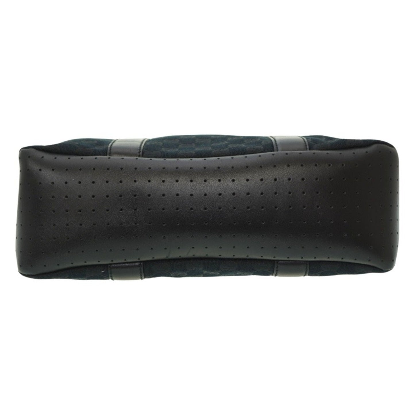 Gucci Gg Canvas Black Gg Canvas Leather Tote Bag ()