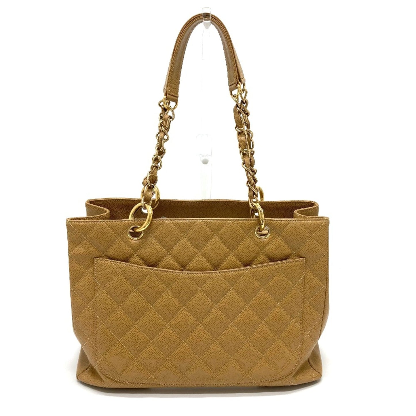 Chanel Beige Leather Tote Bag ()