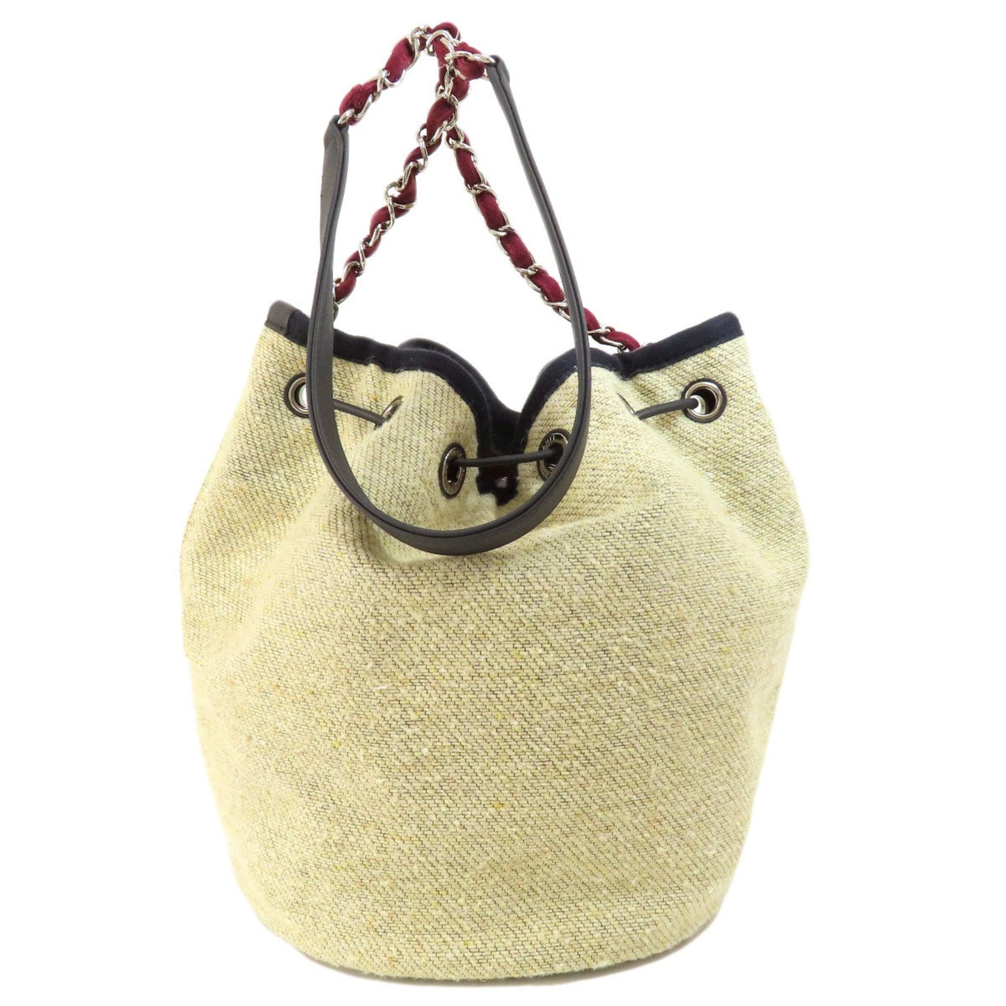 Chanel Beige Canvas Shoulder Bag ()