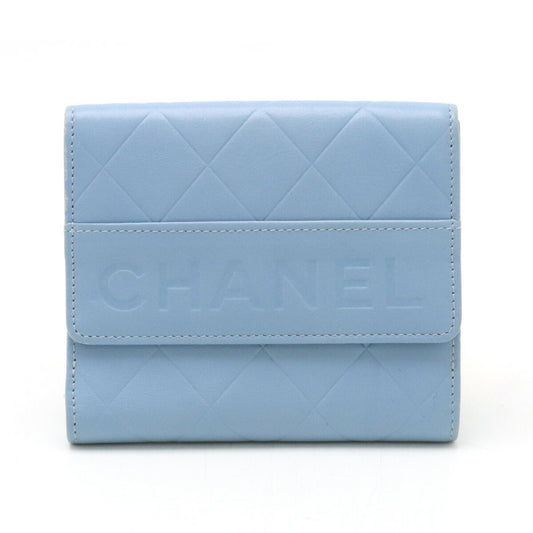 Chanel Blue Leather Coin Purse/Coin Case ()