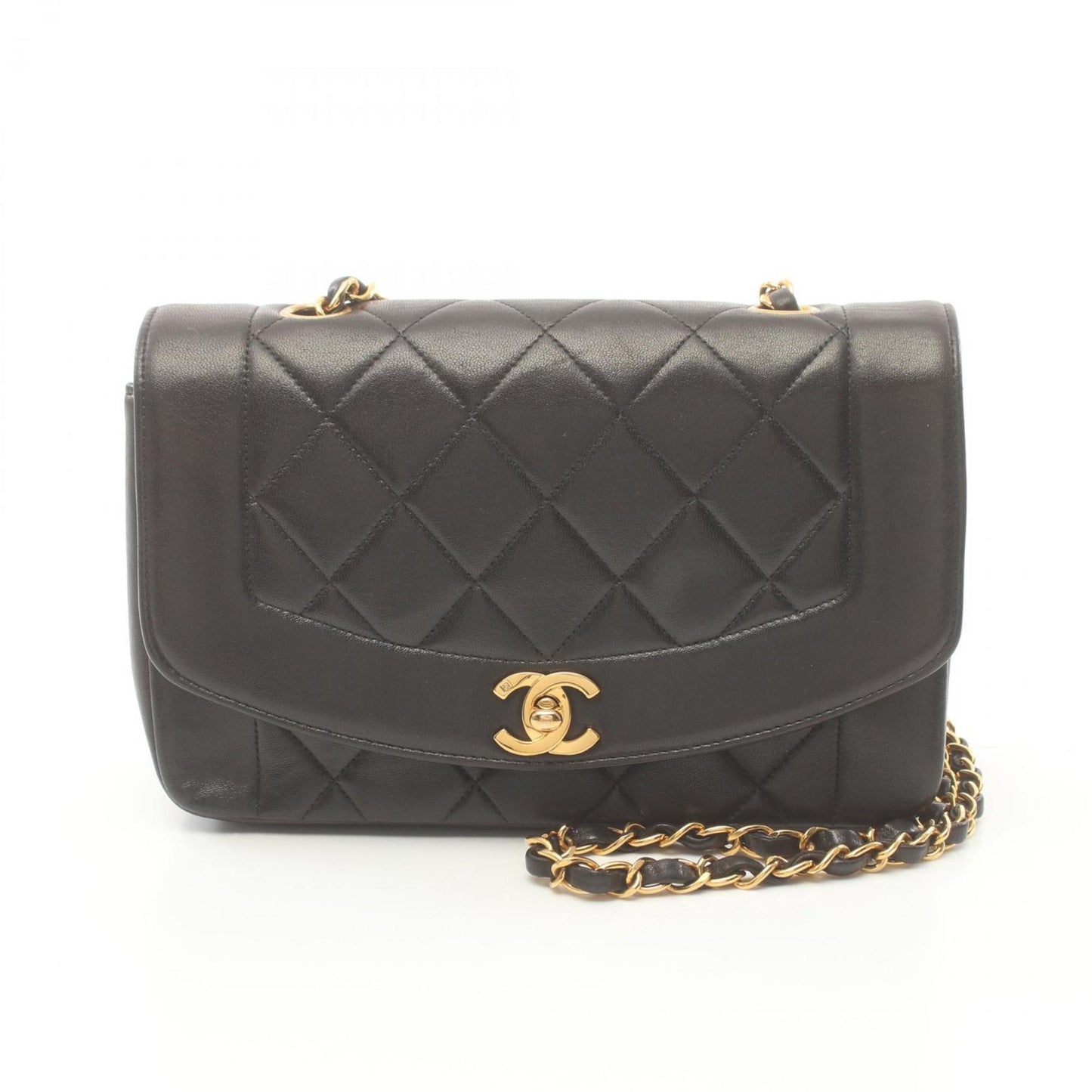 Chanel Black Leather Shoulder Bag ()