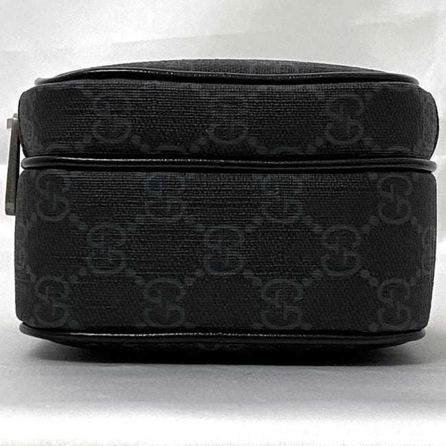 Gucci Black Pvc Leather Pochette Shoulder Bag ()