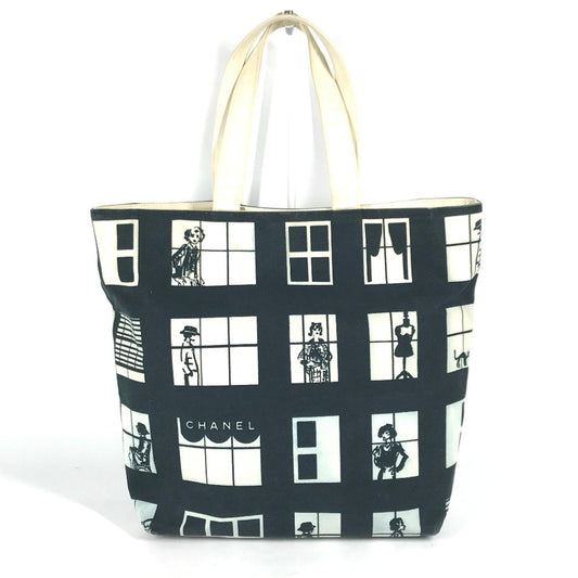 Chanel Black Cloth Tote Bag ()