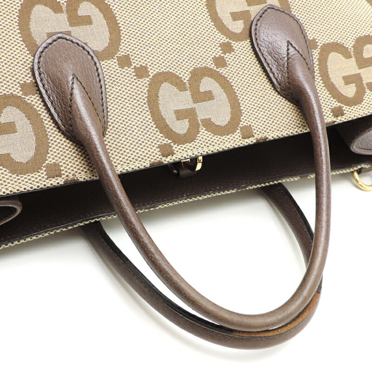 Gucci Beige Leather Tote Bag ()