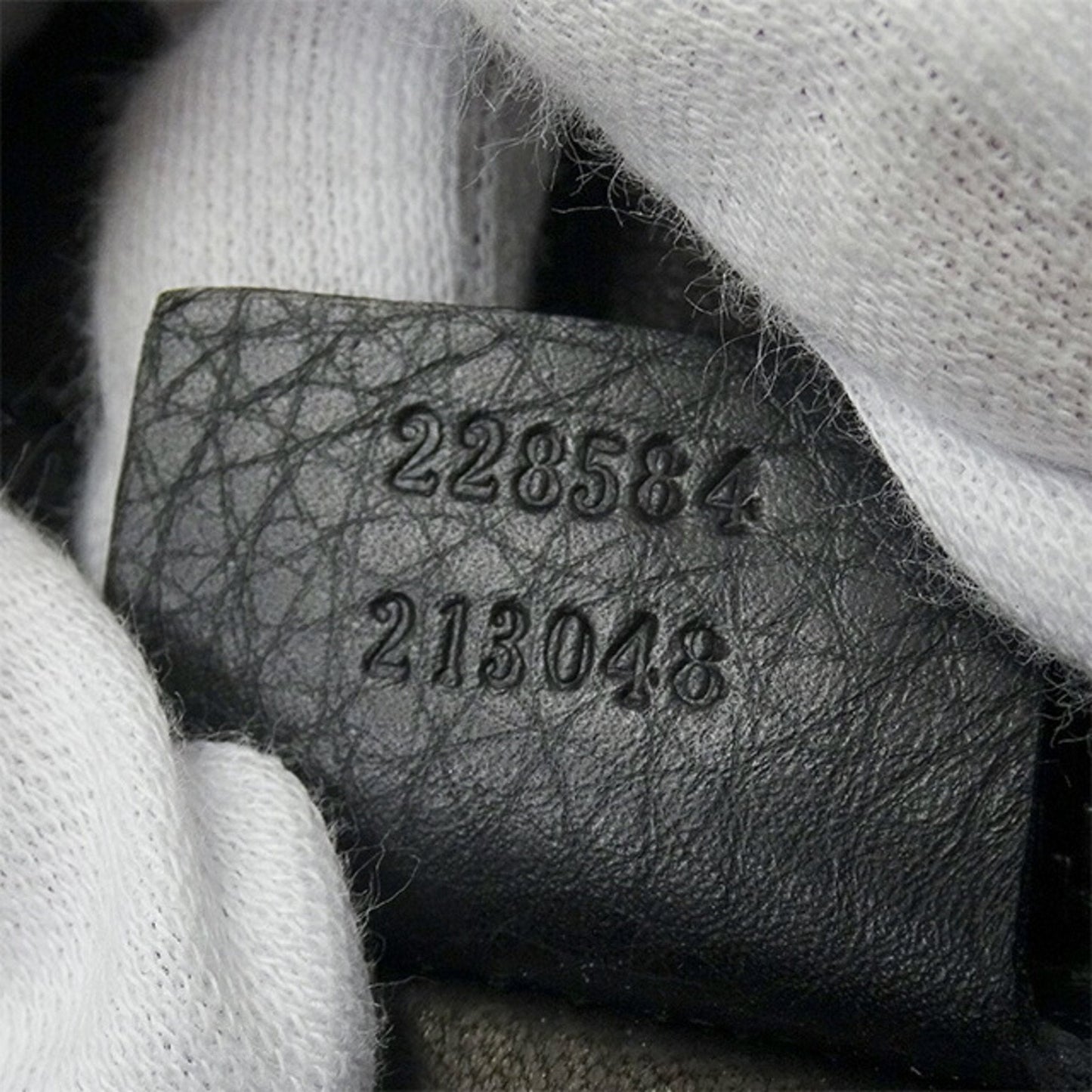 Gucci Black Leather Handbag Shoulder Bag ()