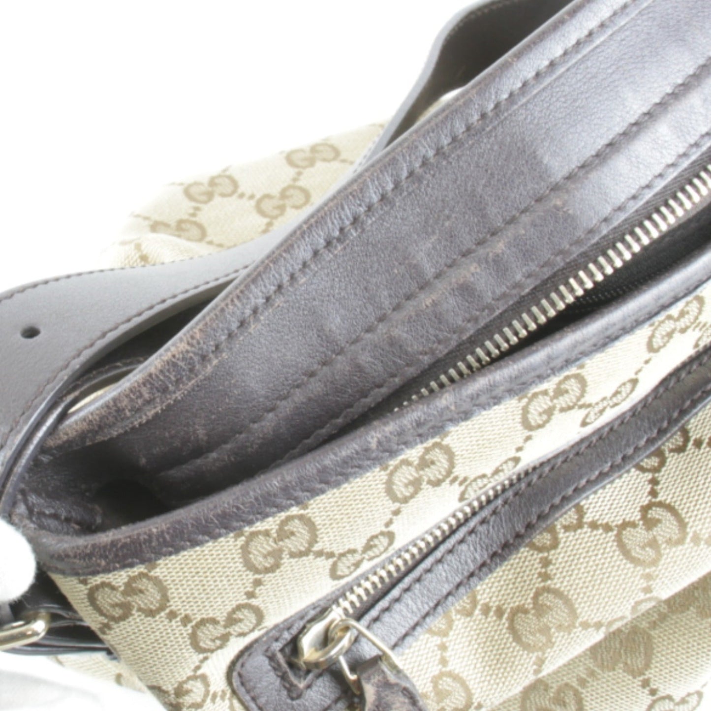 Gucci Brown Gg Canvas Shoulder Bag ()