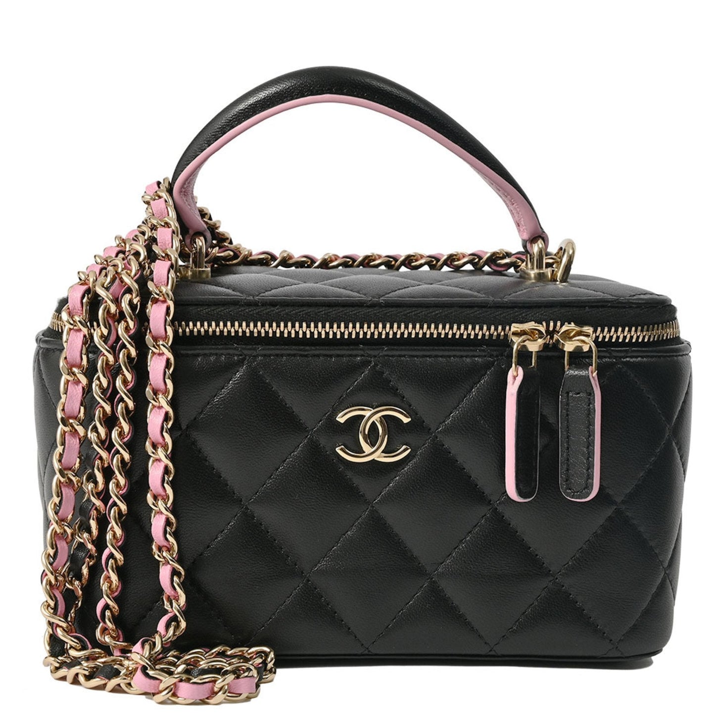 Chanel Black Leather Shoulder Bag ()