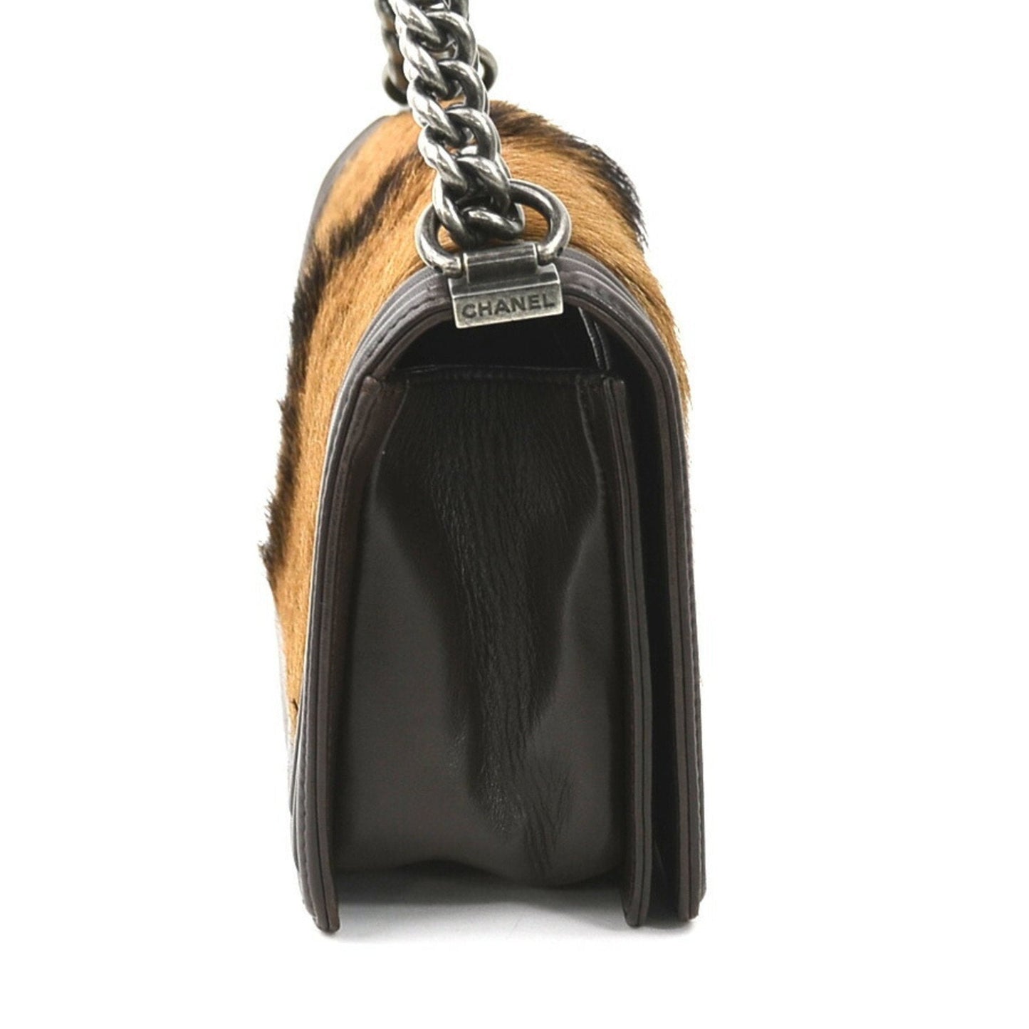 Chanel Brown Leather Shoulder Bag ()