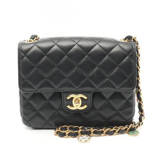 Chanel Black Leather Shoulder Bag ()