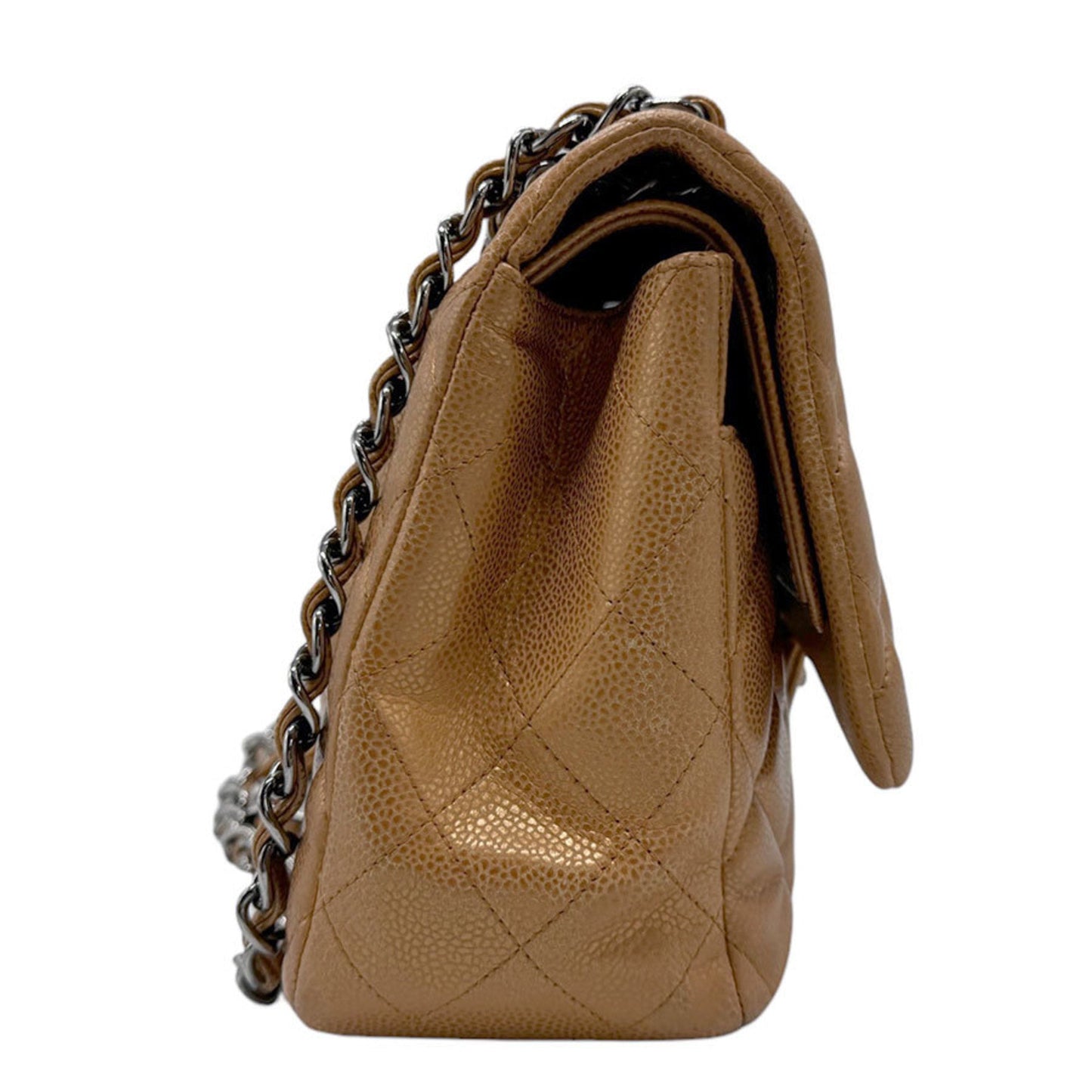 Chanel Bronze Caviar Leather Leather Shoulder Bag ()