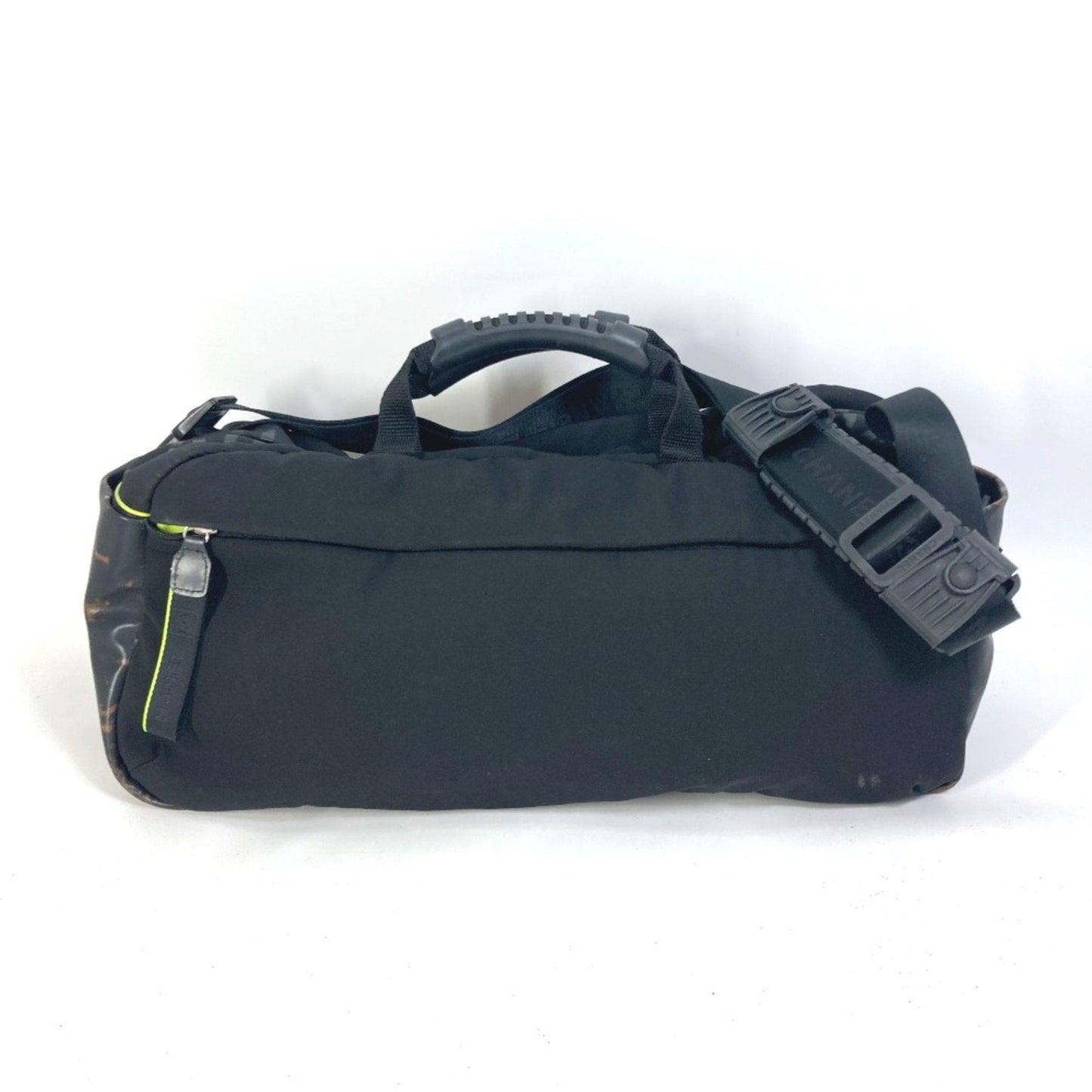 Chanel Black Cloth Boston Bag ()