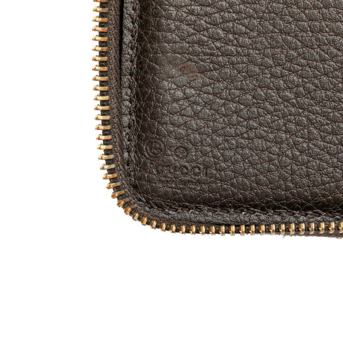 Gucci Brown Leather Wallet (Bi-Fold) ()