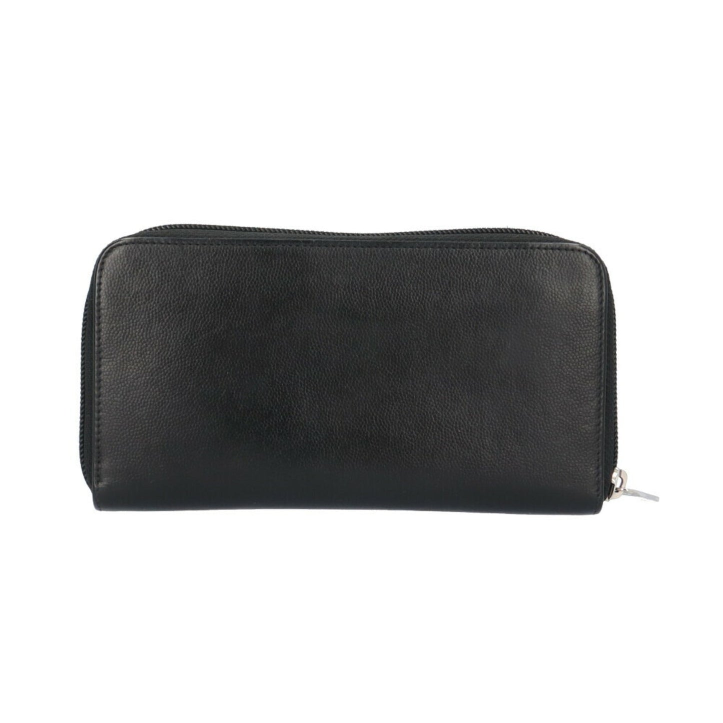 Chanel Black Leather Long Wallet (Bi-Fold) ()