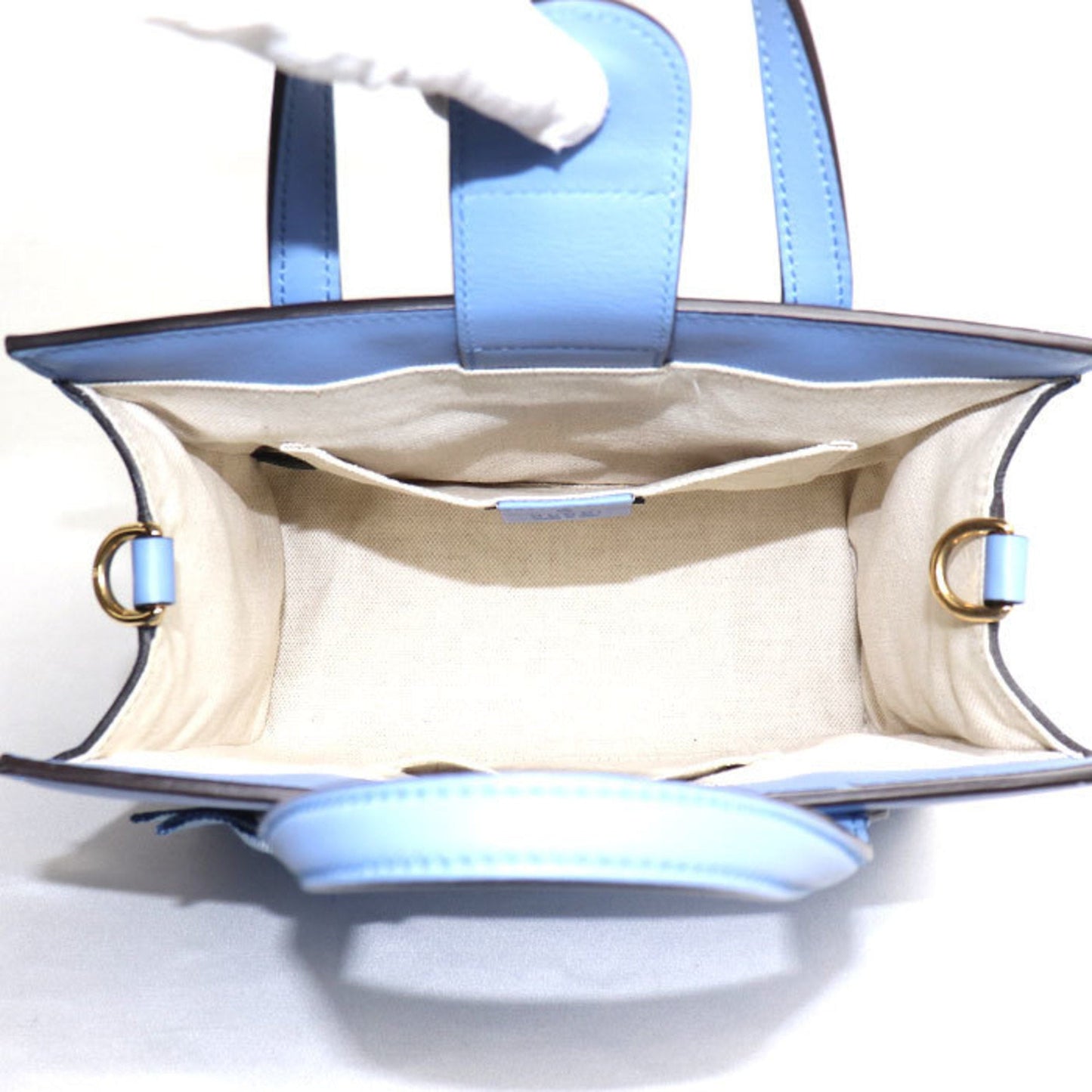 Gucci Blue Leather Handbag ()