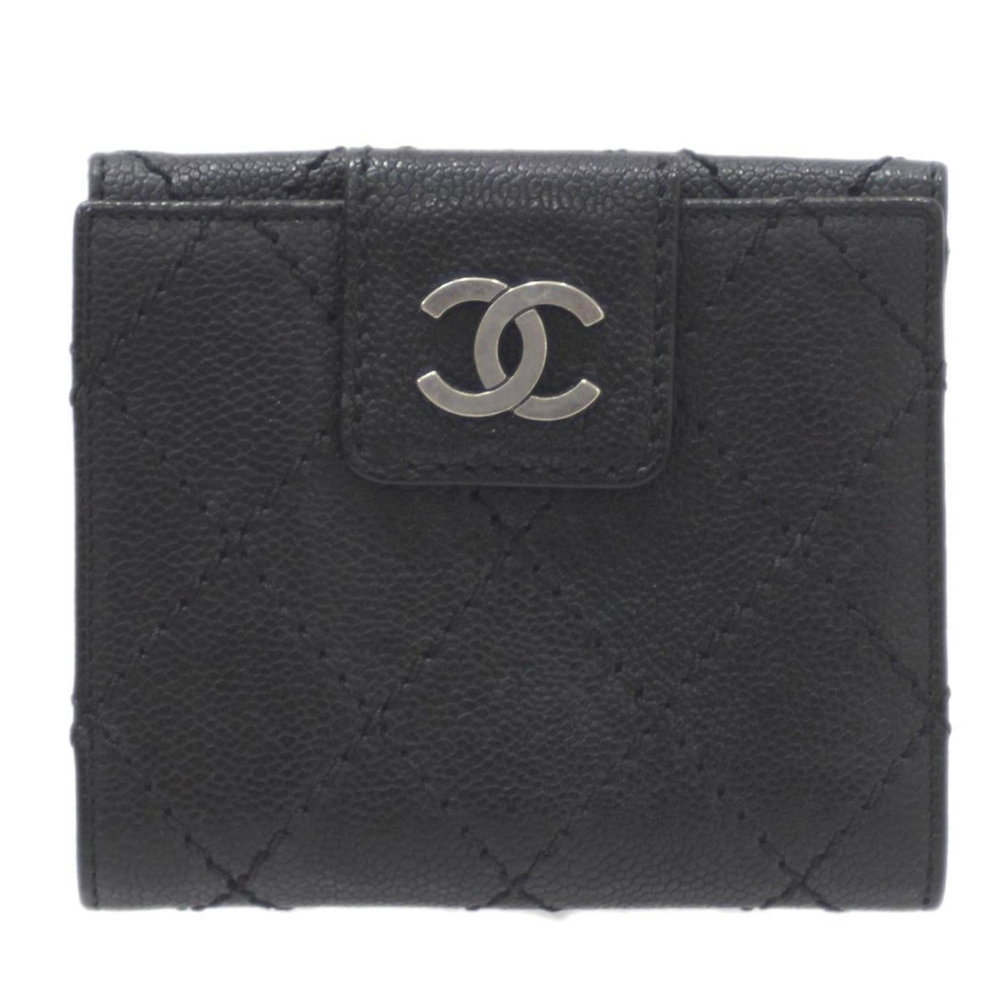 Chanel Black Wallet (Tri-Fold) ()