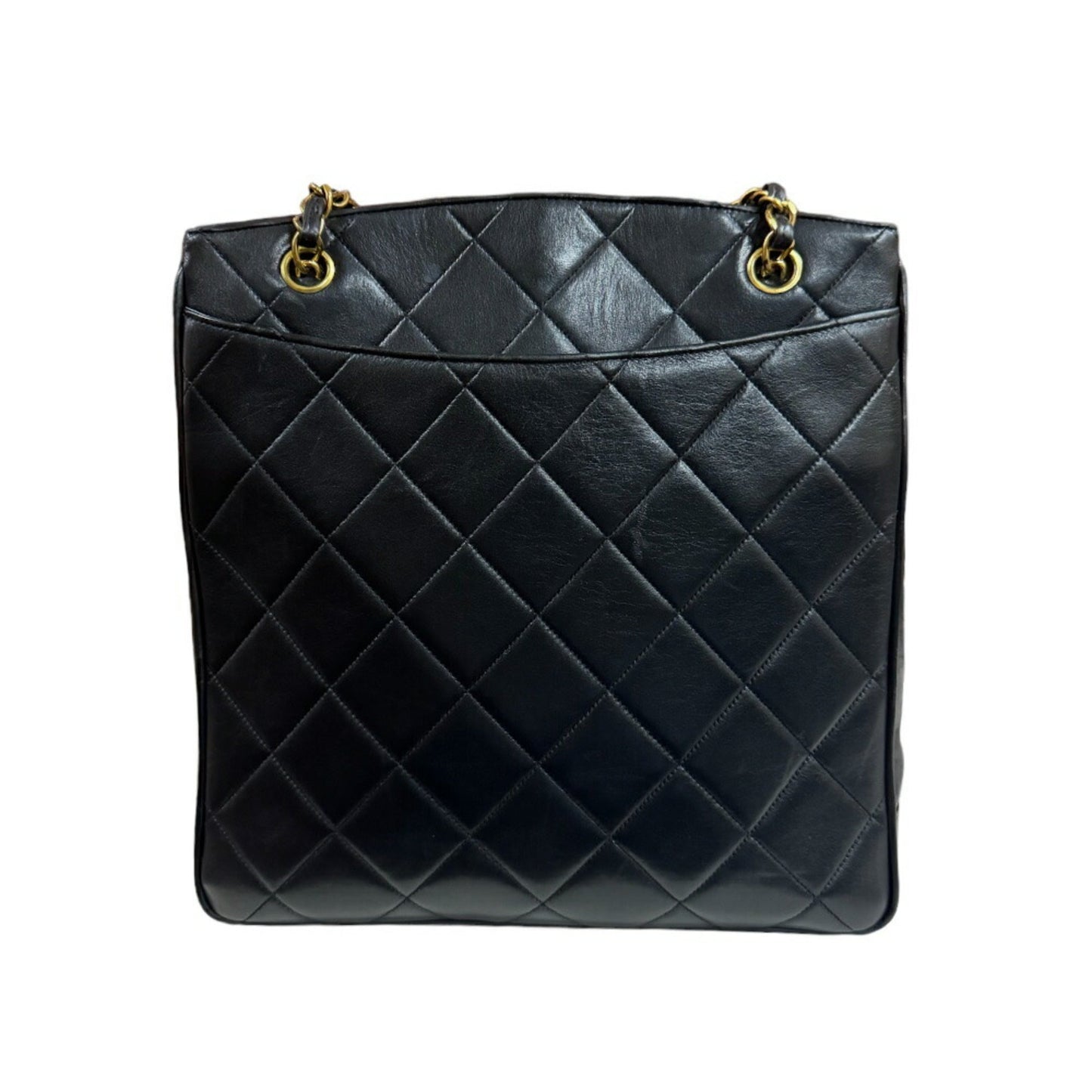 Chanel Black Leather Tote Bag ()