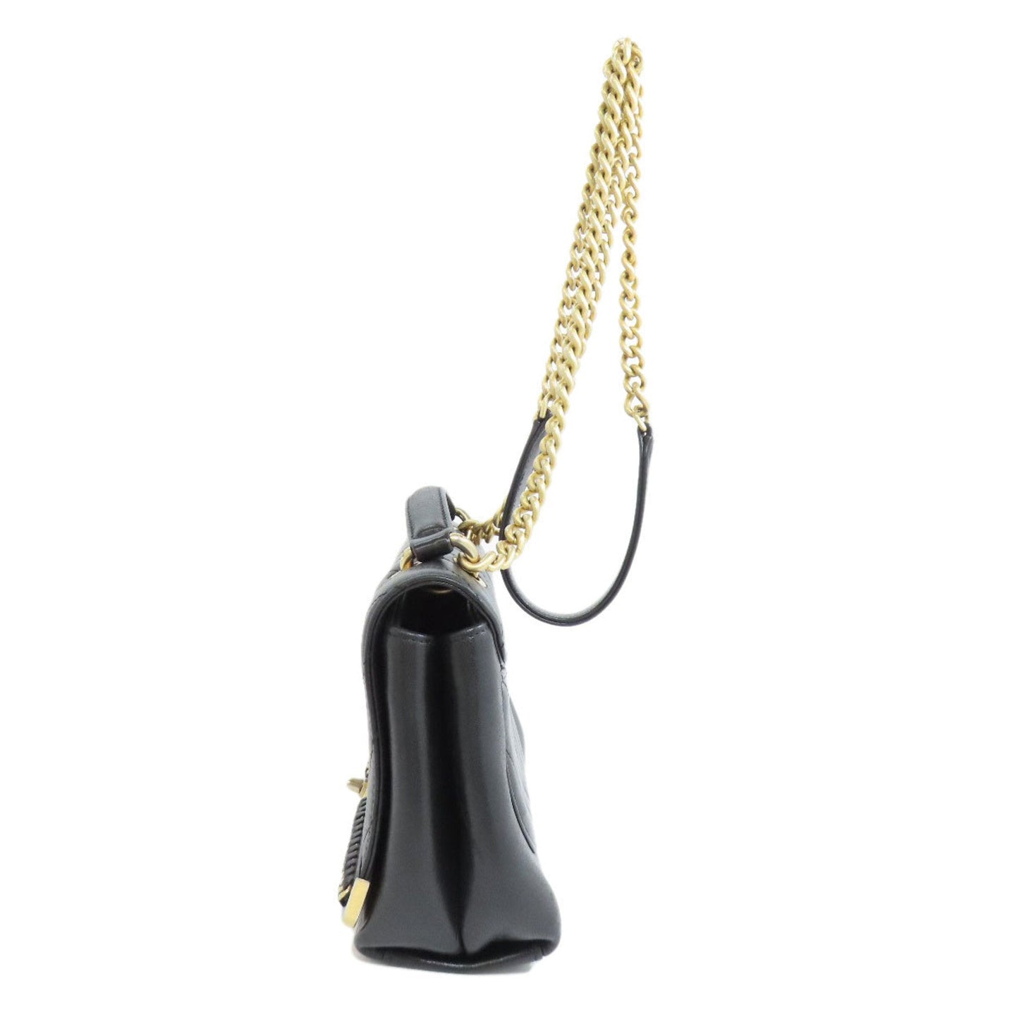 Chanel Black Leather Shoulder Bag ()