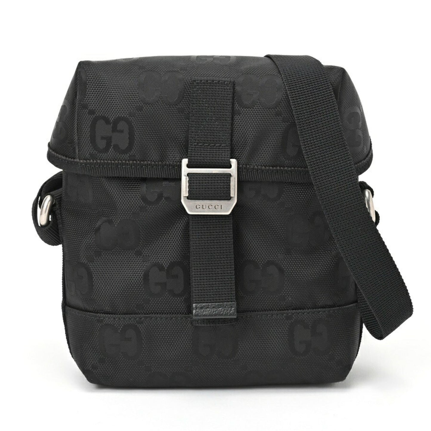 Gucci Black Canvas Shoulder Bag ()