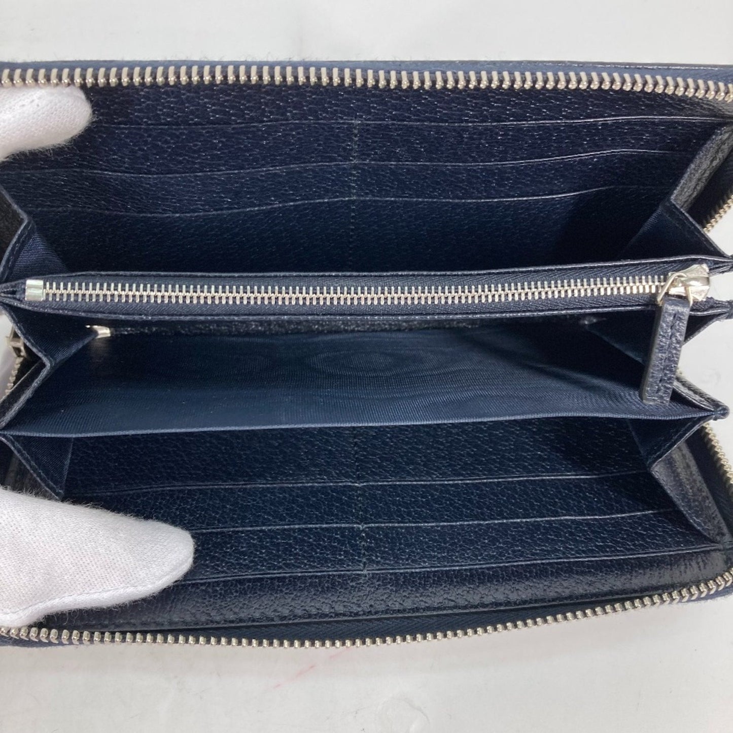 Gucci Navy Other Long Wallet (Bi-Fold) ()