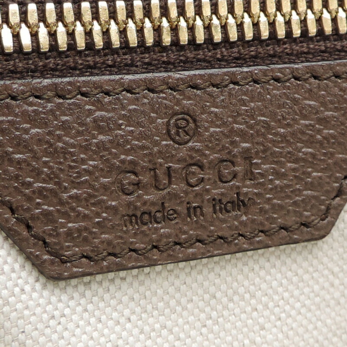 Gucci Beige Leather Tote Bag ()