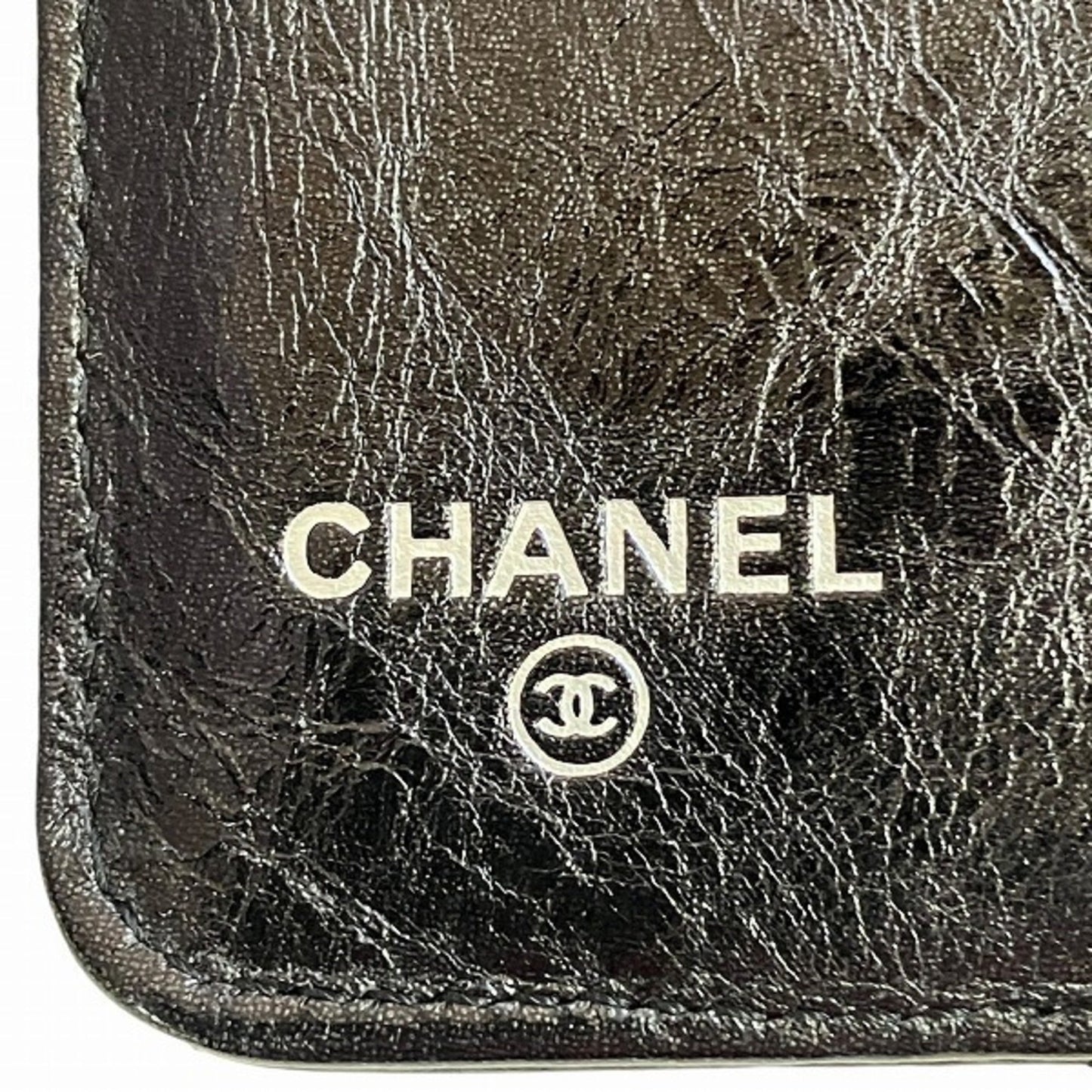 Chanel Black Leather Wallet (Bi-Fold) ()