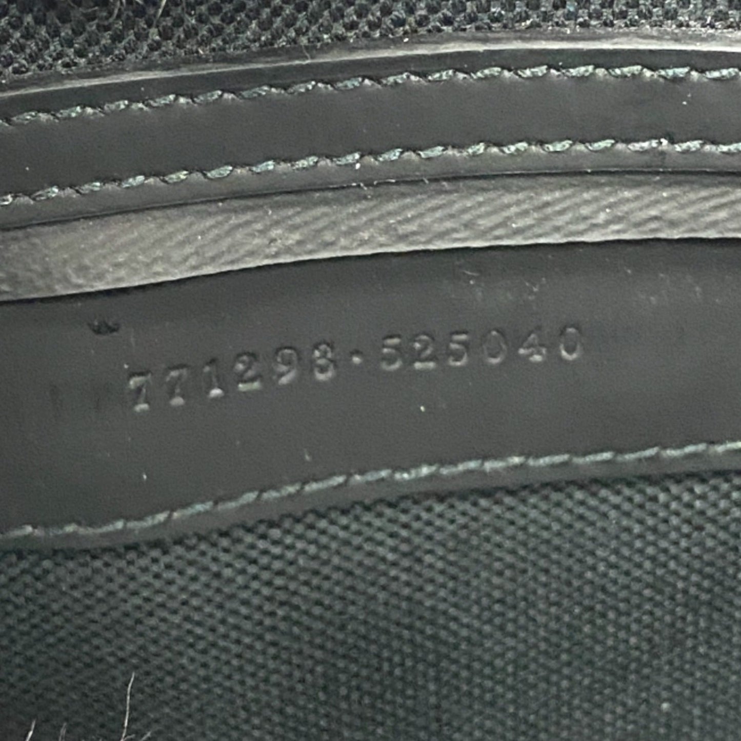 Gucci Black Rubber Shoulder Bag ()