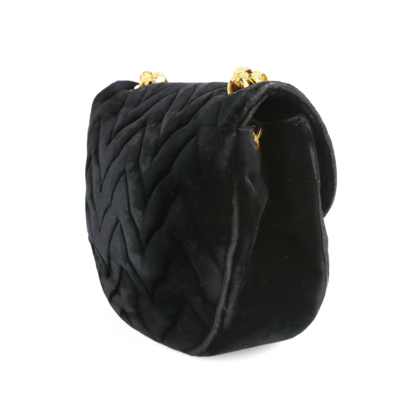 Chanel Black Leather Shoulder Bag ()