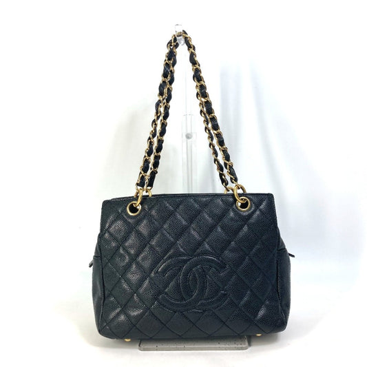 Chanel Black Leather Shoulder Bag ()