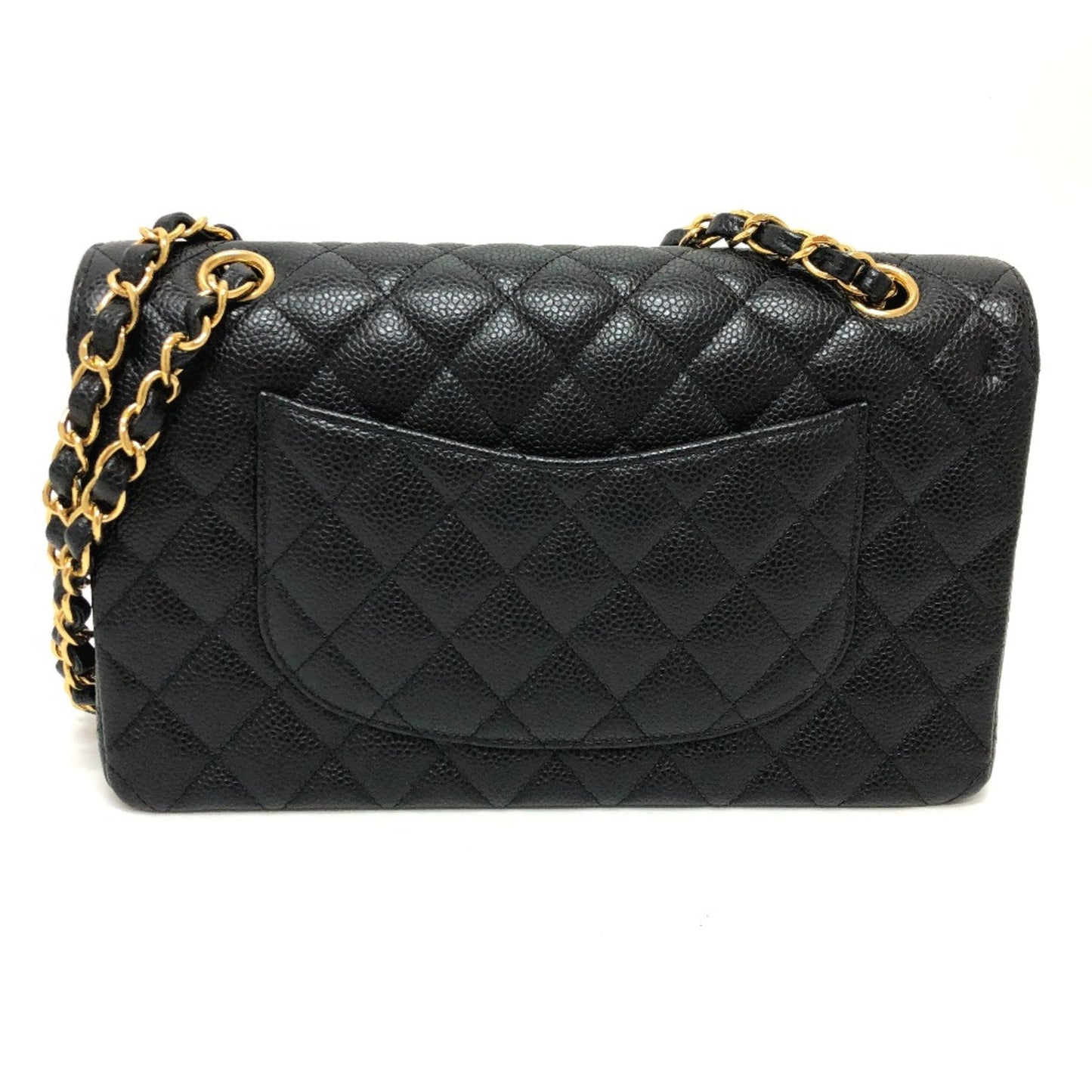 Chanel Black Leather Shoulder Bag ()