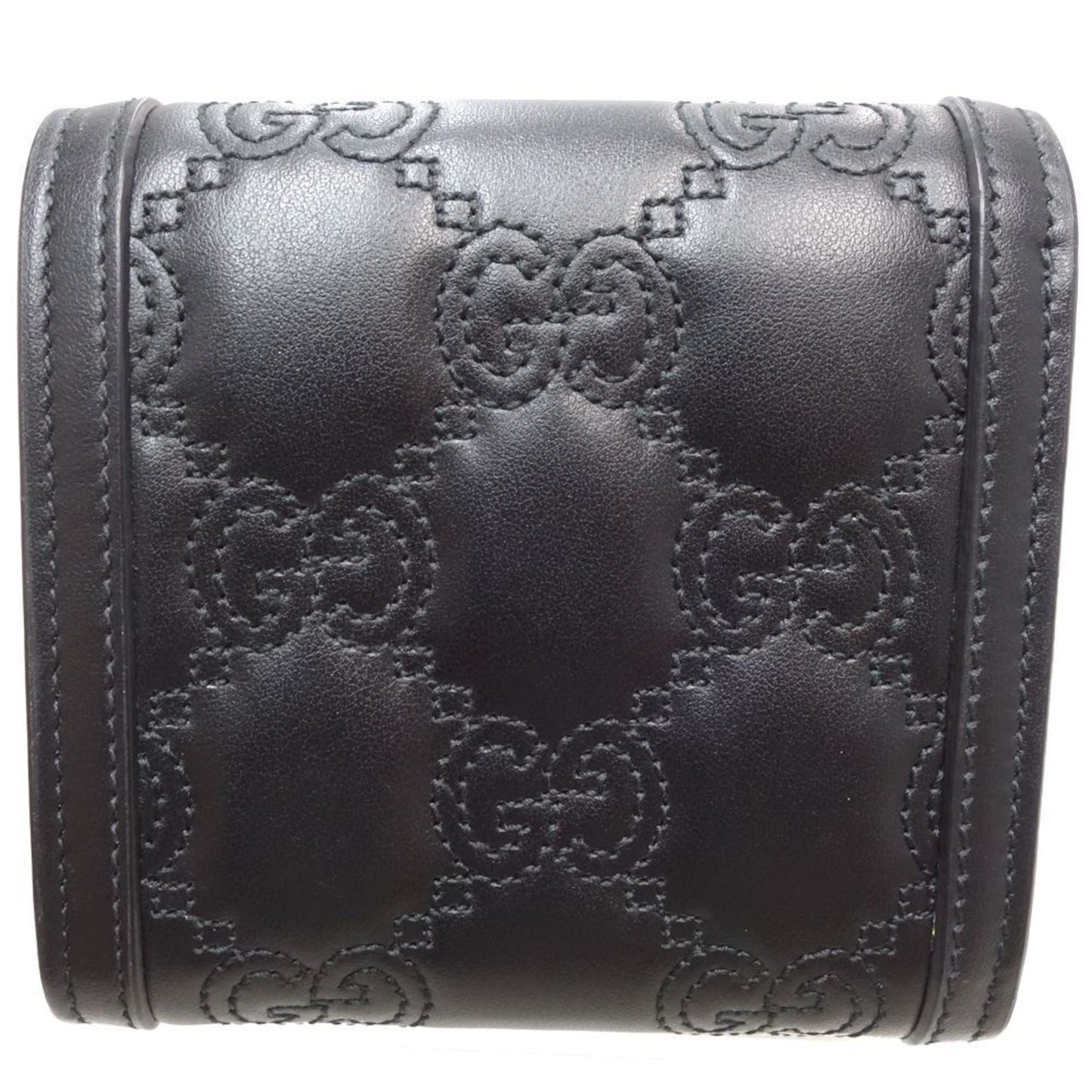 Gucci Black Leather Wallet (Bi-Fold) ()