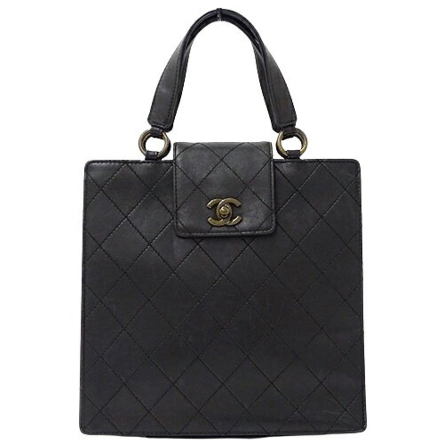Chanel Black Leather Handbag ()