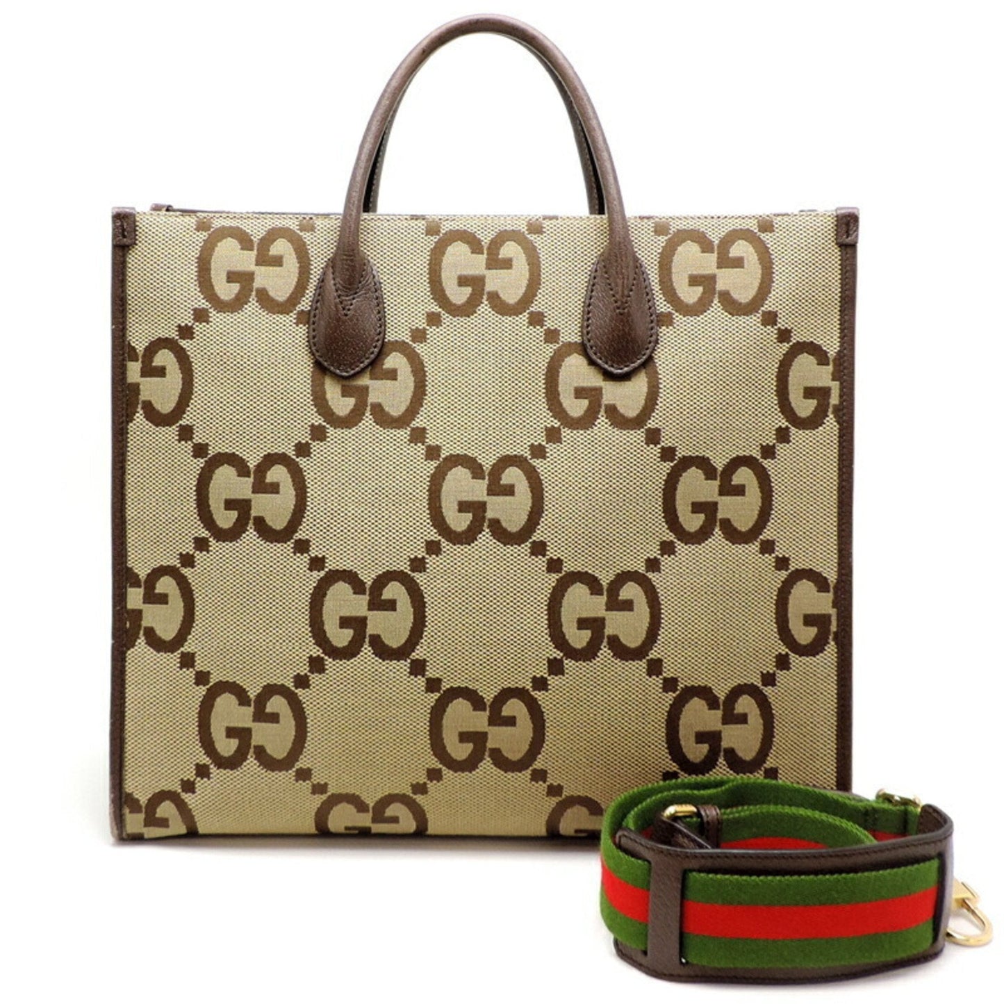 Gucci Beige Leather Tote Bag ()