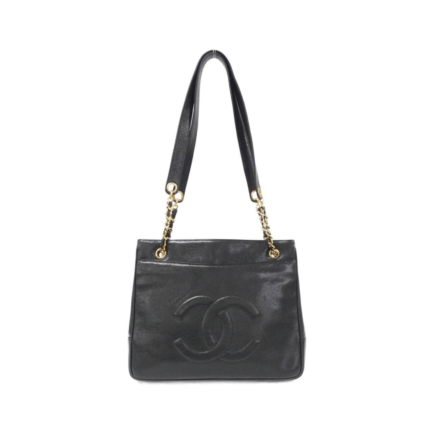 Chanel Caviar Skin Black Caviar Leather Shoulder Bag ()