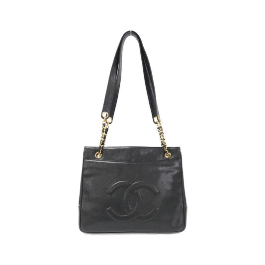 Chanel Caviar Skin Black Caviar Leather Shoulder Bag ()