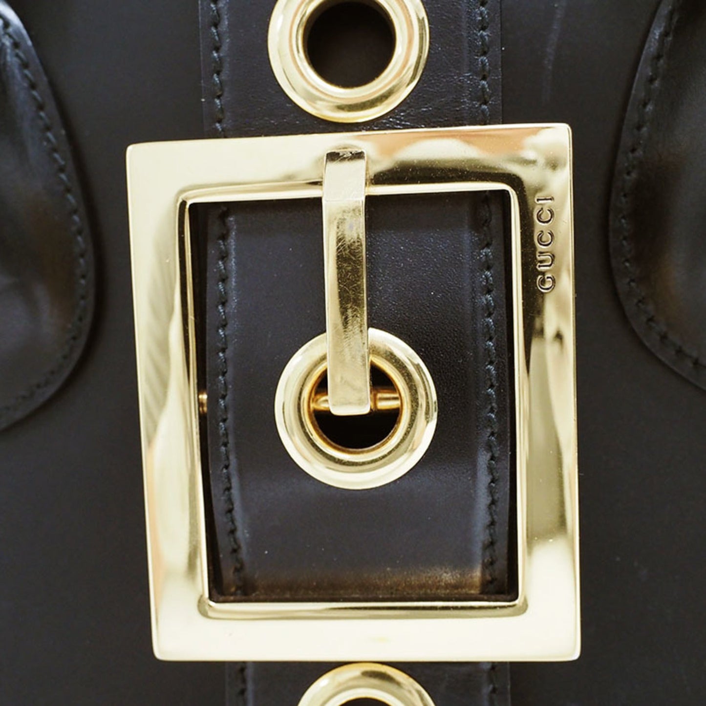 Gucci Black Leather Handbag ()