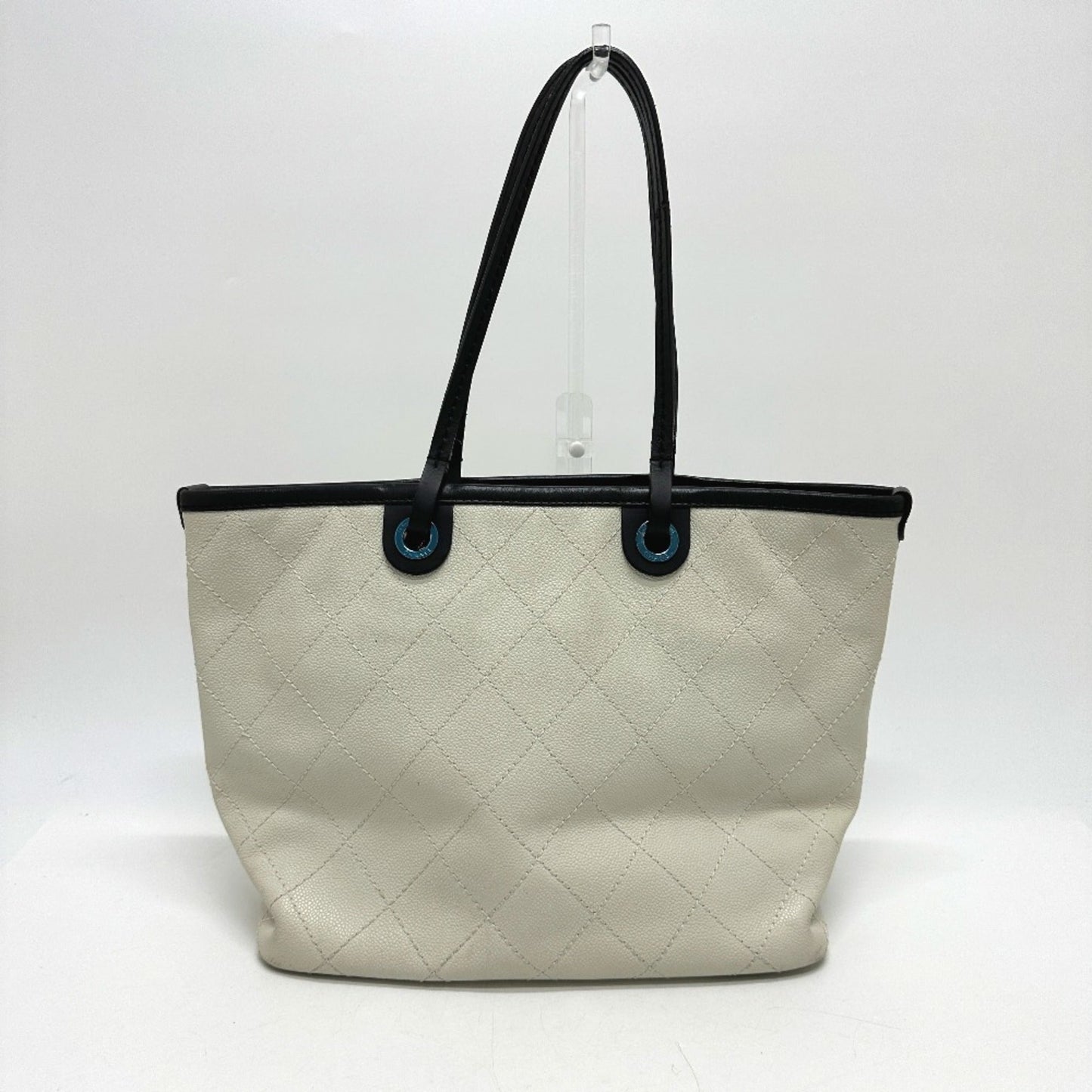 Chanel White Leather Tote Bag ()