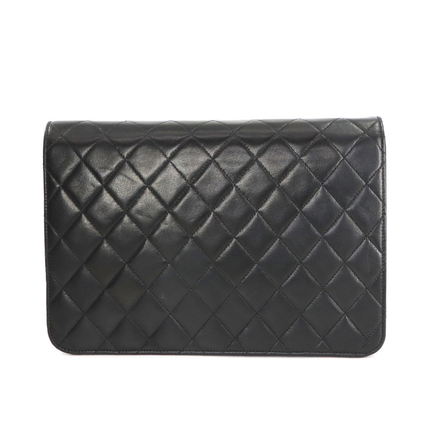 Chanel Black Leather Shoulder Bag ()