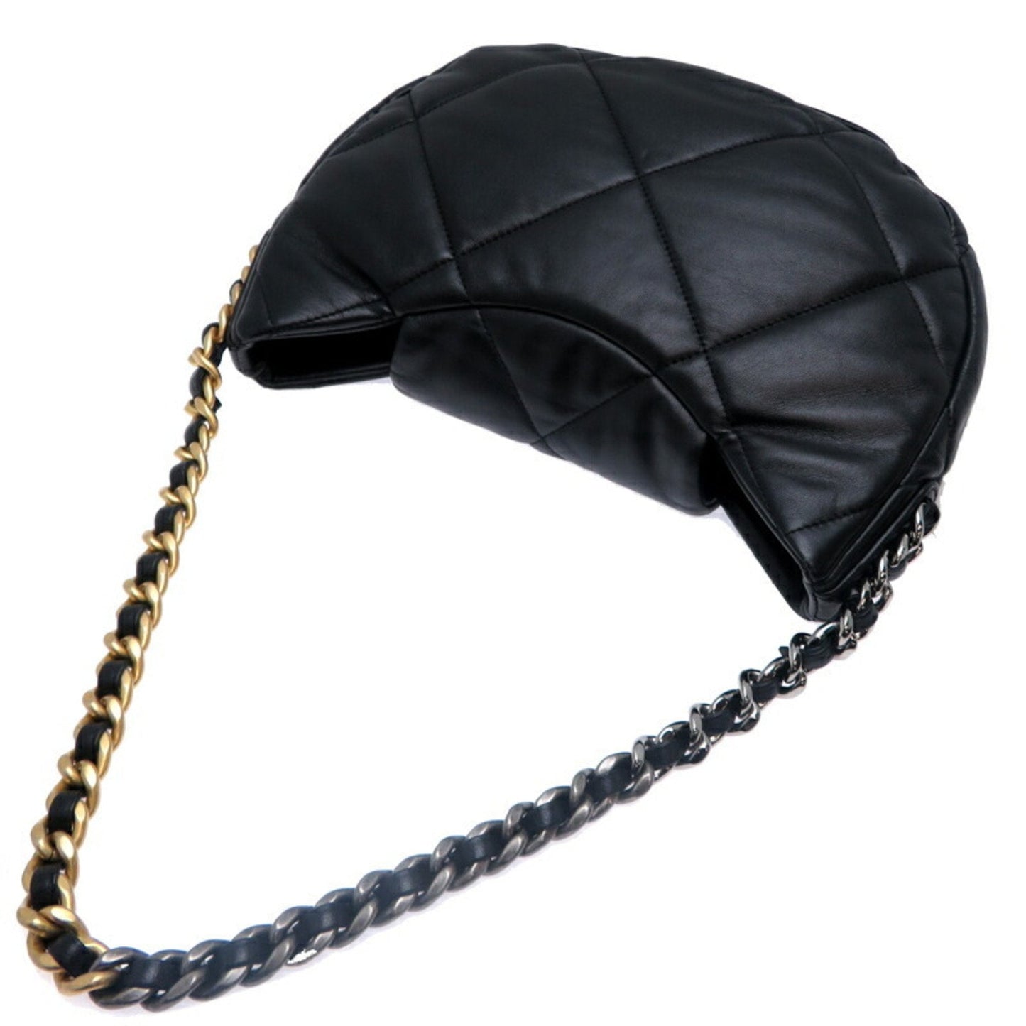 Chanel Black Leather Shoulder Bag ()