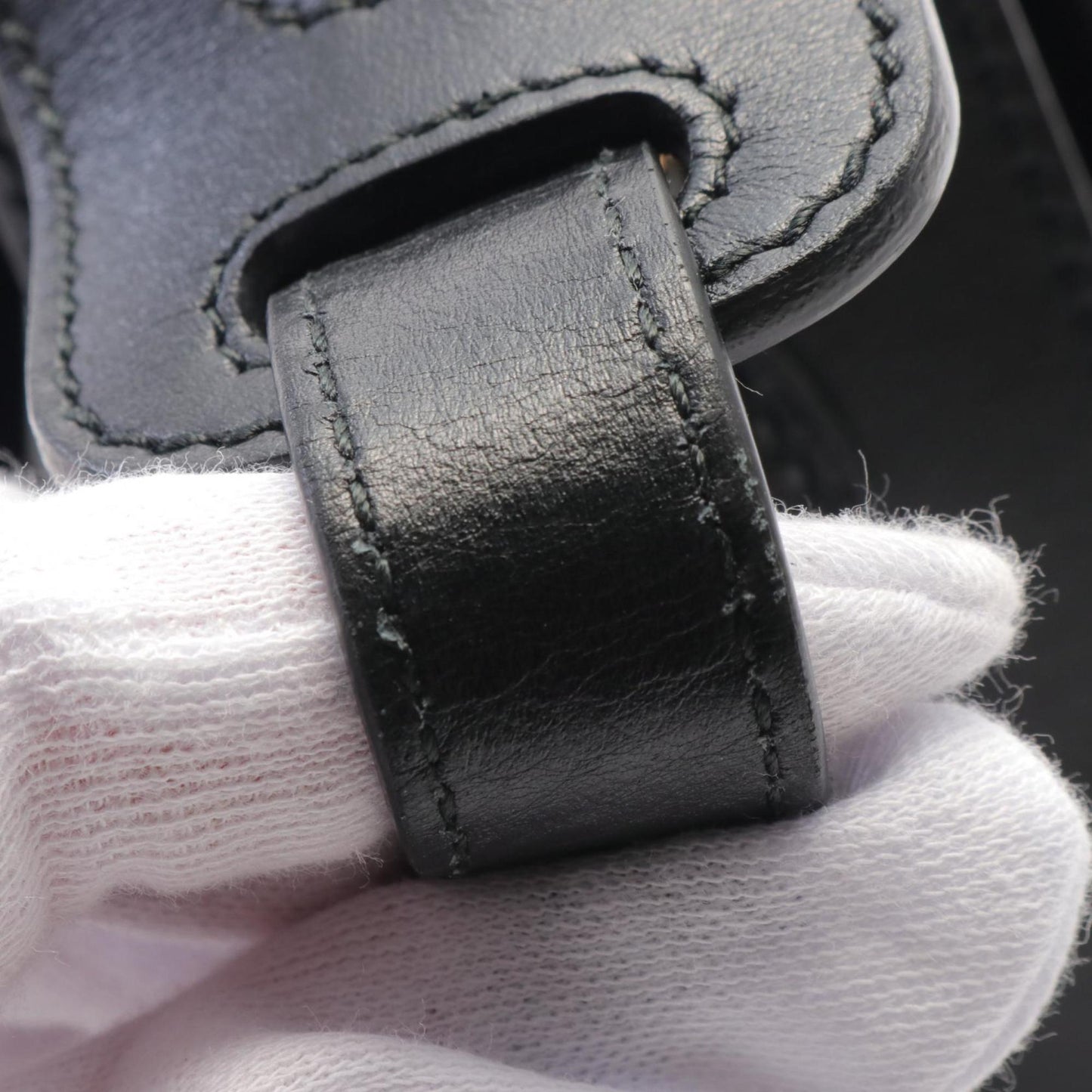 Gucci Black Leather Shoulder Bag ()