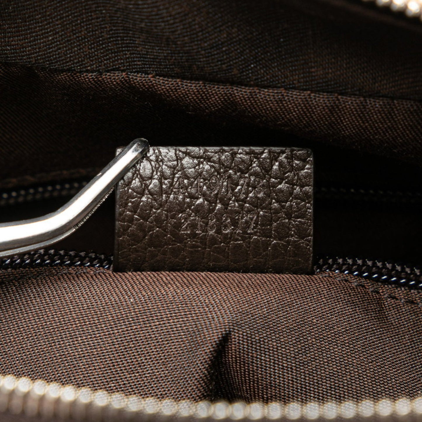 Gucci Beige Brown Canvas Leather Shoulder Bag ()