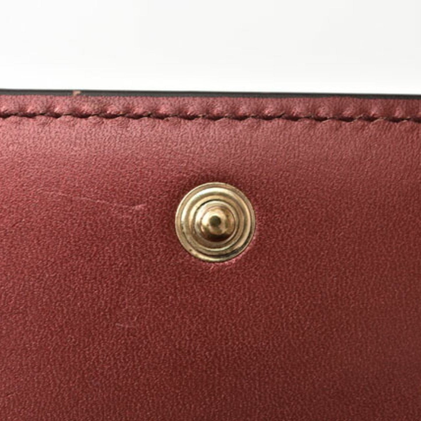 Gucci Burgundy Patent Leather Long Wallet (Bi-Fold) ()