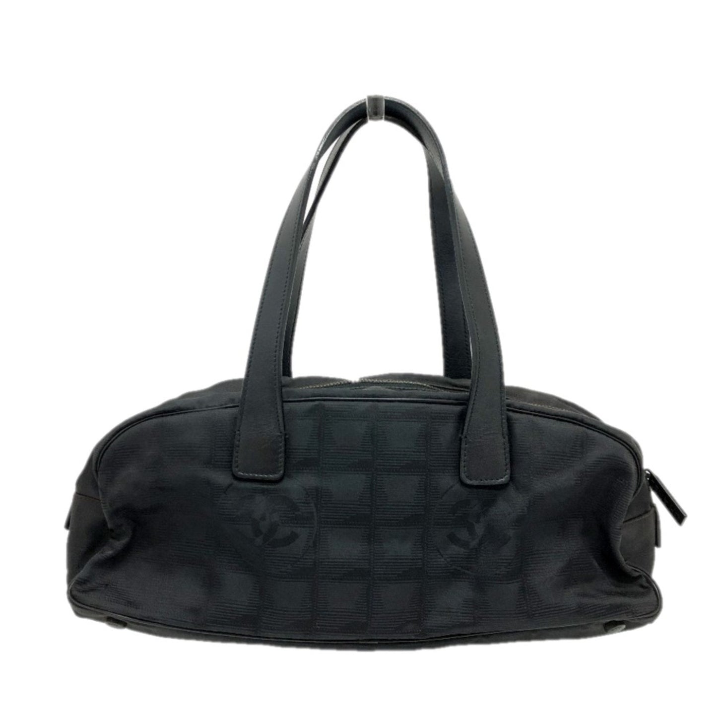 Chanel Black Leather Boston Bag ()