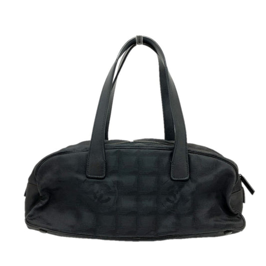 Chanel Black Leather Boston Bag ()