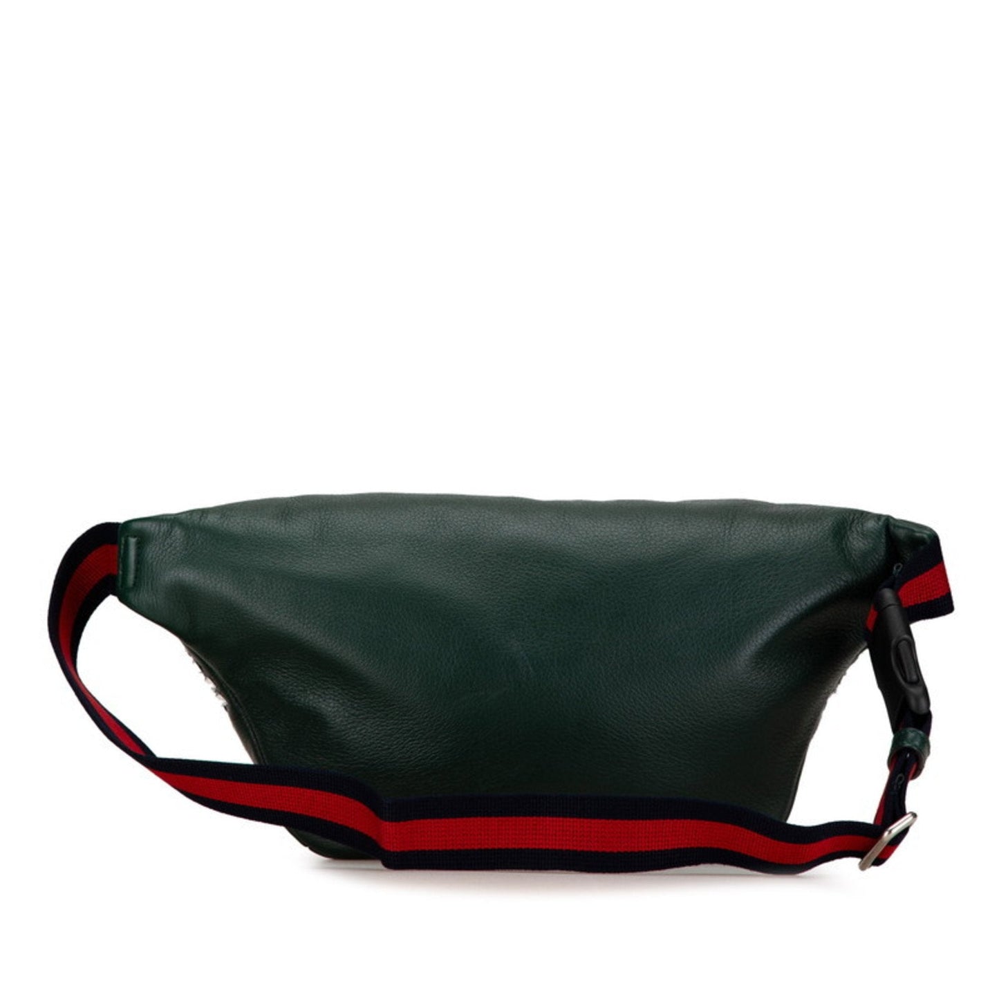 Gucci Moss Green Multi-Color Leather Sling Bag ()