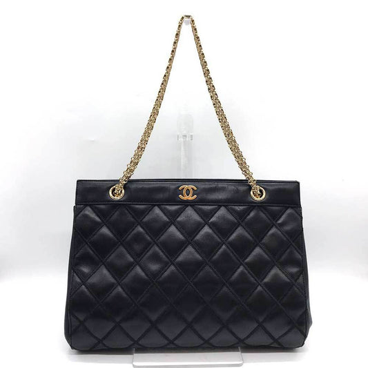 Chanel Black Leather Tote Bag ()