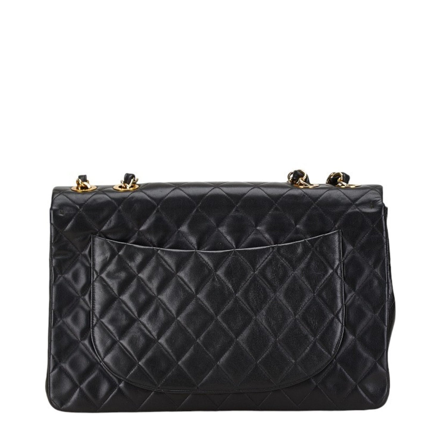 Chanel Black Leather Shoulder Bag ()