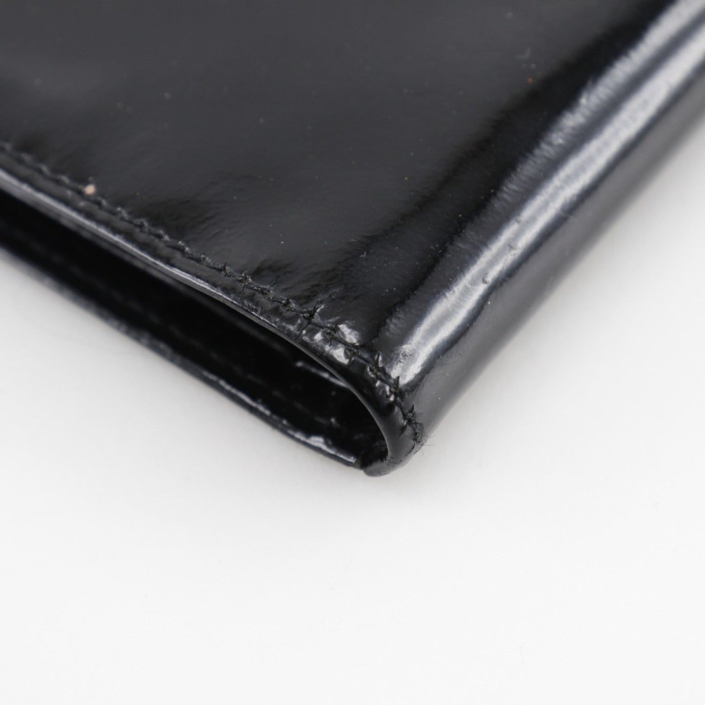 Chanel Black Patent Leather Coin Purse/Coin Case ()