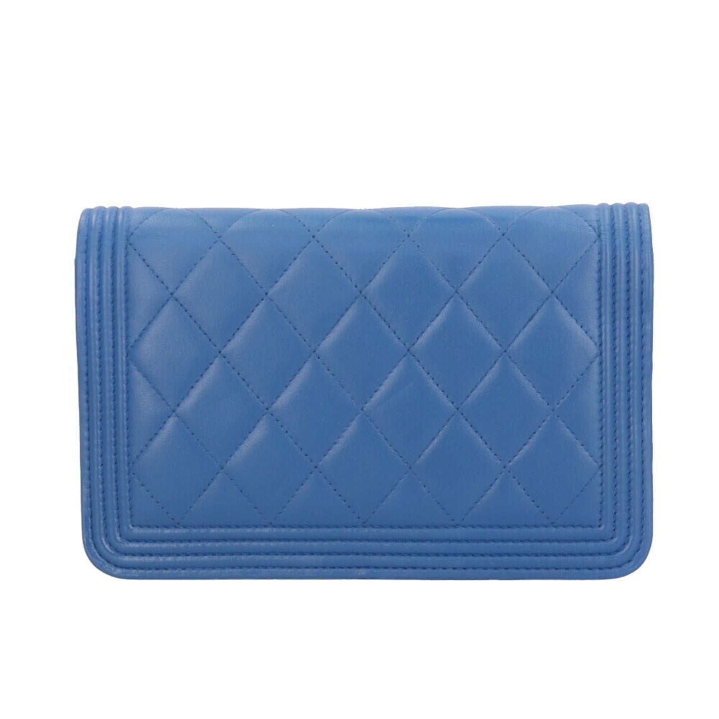 Chanel Blue Leather Shoulder Bag ()